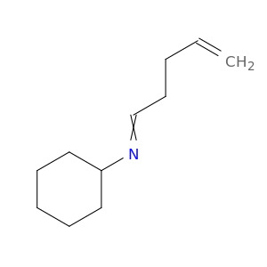 Cyclohexanamine, N-4-pentenylidene-