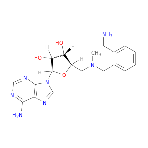Adenosine, 5'-[[[2-(aminomethyl)phenyl]methyl]methylamino]-5'-deoxy-