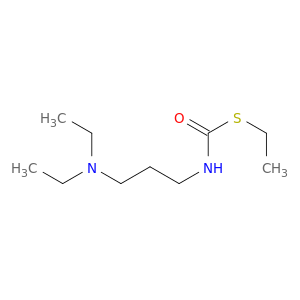 Carbamothioic acid, [3-(diethylamino)propyl]-, S-ethyl ester