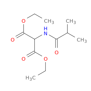 1,3-Diethyl 2-(2-methylpropanamido)propanedioate