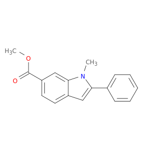 1H-Indole-6-carboxylic acid, 1-methyl-2-phenyl-, methyl ester