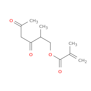 2-Propenoic acid, 2-methyl-, 2-methyl-3,5-dioxohexyl ester