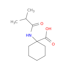 Cyclohexanecarboxylic acid, 1-[(2-methyl-1-oxopropyl)amino]-