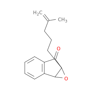 6H-Indeno[1,2-b]oxiren-6-one, 1a,6a-dihydro-6a-(4-methyl-4-pentenyl)-