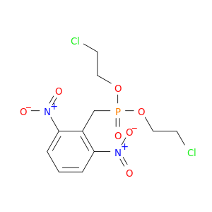 Phosphonic acid, [(2,6-dinitrophenyl)methyl]-, bis(2-chloroethyl) ester