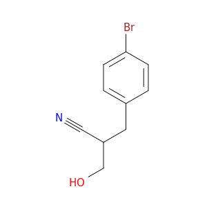 2-[(4-Bromophenyl)methyl]-3-hydroxypropanenitrile