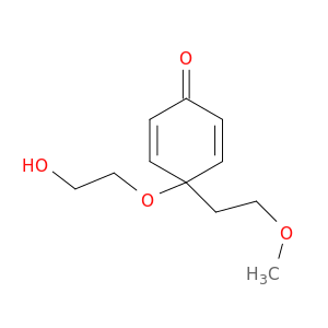 2,5-CYCLOHEXADIEN-1-ONE, 4-(2-HYDROXYETHOXY)-4-(2-METHOXYETHYL)-