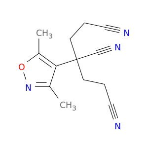 1,3,5-Pentanetricarbonitrile, 3-(3,5-dimethyl-4-isoxazolyl)-