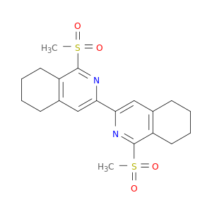 3,3'-Biisoquinoline, 5,5',6,6',7,7',8,8'-octahydro-1,1'-bis(methylsulfonyl)-