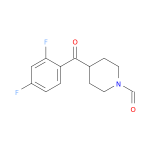 4-(2,4-二氟苯甲酰中)-1-哌啶羧醛醛