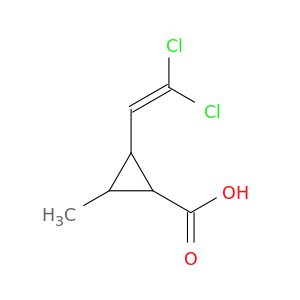 Cyclopropanecarboxylic acid, 2-(2,2-dichloroethenyl)-3-methyl-