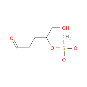 Pentanal, 5-hydroxy-4-[(methylsulfonyl)oxy]-