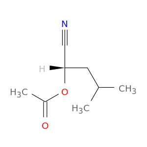 Pentanenitrile, 2-(acetyloxy)-4-methyl-, (S)-