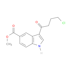 1H-Indole-5-carboxylic acid, 3-(4-chloro-1-oxobutyl)-, methyl ester