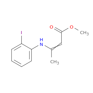 2-Butenoic acid, 3-[(2-iodophenyl)amino]-, methyl ester