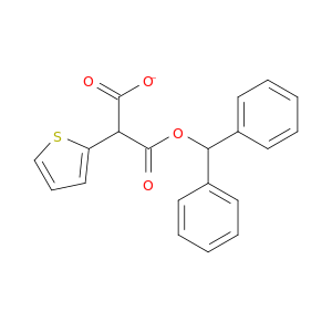 Propanedioic acid, 2-thienyl-, mono(diphenylmethyl) ester