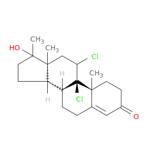9,11-DICHLORO-17-HYDROXY-17-METHYLANDROST-4-EN-3-ONE
