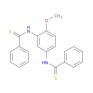 Benzenecarbothioamide, N,N'-(4-methoxy-1,3-phenylene)bis-