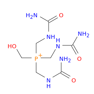 Phosphonium, tris[[(aminocarbonyl)amino]methyl](hydroxymethyl)-