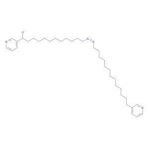 Pyridine, 3-[13-[(1Z)-oxido-2-[12-(3-pyridinyl)dodecyl]diazenyl]tridecyl]-