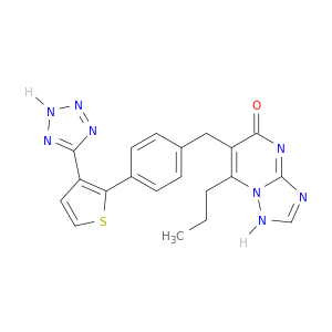 [1,2,4]Triazolo[1,5-a]pyrimidin-5(1H)-one,7-propyl-6-[[4-[3-(2H-tetrazol-5-yl)-2-thienyl]phenyl]methyl]-