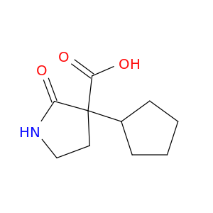 3-Cyclopentyl-2-oxopyrrolidine-3-carboxylic acid