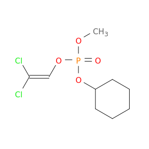 Phosphoric acid, cyclohexyl 2,2-dichloroethenyl methyl ester
