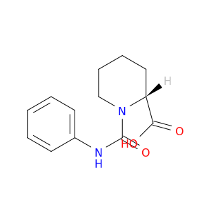 2-Piperidinecarboxylic acid, 1-[(phenylamino)carbonyl]-, (2R)-