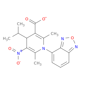 4-ISOPROPYL-(2,1,3-BENZOXADIAZOL-4-YL)-1,4-DIHYDRO-2,6-DIMETHYL-5-NITRO-3-PYRIDINECARBOXYLATE