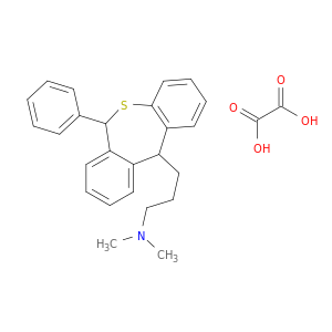 6,11-Dihydro-N,N-dimethyl-6-phenyldibenzo(b,e)thiepin-11-propanamine ethanedioate hydrate