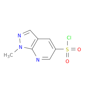 1-Methyl-1H-pyrazolo[3,4-b]pyridine-5-sulfonyl chloride