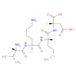 L-Aspartic acid, L-valyl-L-lysyl-L-methionyl-