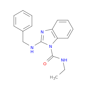 1H-Benzimidazole-1-carboxamide, N-ethyl-2-[(phenylmethyl)amino]-