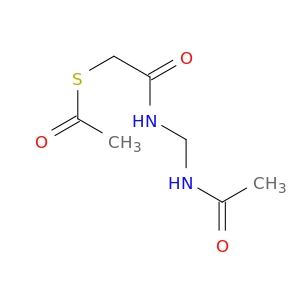 Ethanethioic acid, S-[2-[[(acetylamino)methyl]amino]-2-oxoethyl] ester