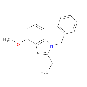1H-Indole, 2-ethyl-4-methoxy-1-(phenylmethyl)-