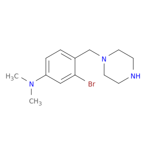 3-溴-N,N-二甲基-4-(1-哌嗪基甲基)苯甲酰胺