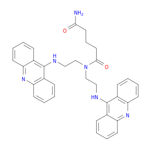 N,N-BIS[2-(ACRIDIN-9-YLAMINO)ETHYL]PENTANEDIAMIDE
