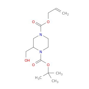 4-Allyl 1-tert-butyl 2-(hydroxymethyl)piperazine-1,4-dicarboxylate