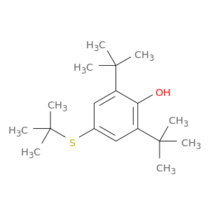 Phenol, 2,6-bis(1,1-dimethylethyl)-4-[(1,1-dimethylethyl)thio]-