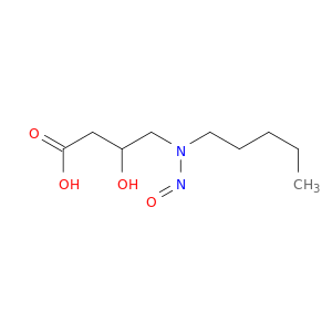 Butanoic acid,3-hydroxy-4-(nitrosopentylamino)-