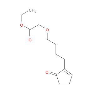 Acetic acid, [4-(5-oxo-1-cyclopenten-1-yl)butoxy]-, ethyl ester