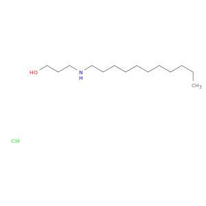 1-Propanol, 3-(undecylamino)-, hydrochloride