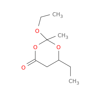1,3-Dioxan-4-one, 2-ethoxy-6-ethyl-2-methyl-