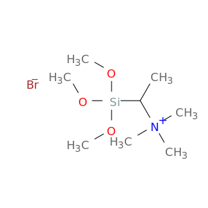 Ethanaminium, N,N,N-trimethyl-1-(trimethoxysilyl)-, bromide