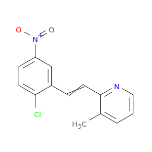2-[2-(2-chloro-5-nitrophenyl)ethenyl]-3-methylpyridine