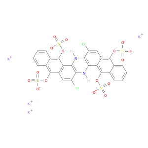 tetrapotassium 7,16-dichloro-6,15-dihydrodinaphtho[2,3-a:2',3'-h]phenazine-5,9,14,18-tetrayl tetrasulfate