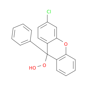 Hydroperoxide, 3-chloro-9-phenyl-9H-xanthen-9-yl