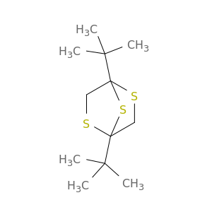 2,5,7-Trithiabicyclo[2.2.1]heptane, 1,4-bis(1,1-dimethylethyl)-