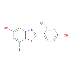 5-Benzoxazolol, 7-bromo-2-(4-hydroxy-2-methylphenyl)-
