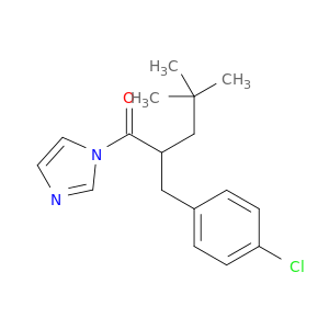 1H-Imidazole, 1-[2-[(4-chlorophenyl)methyl]-4,4-dimethyl-1-oxopentyl]-